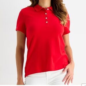 St. John's Bay Vibrant Red Polo Shirt